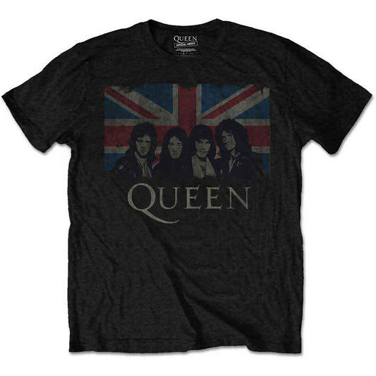 QUEEN KIDS T-SHIRT: VINTAGE UNION JACK - AGE 3/4