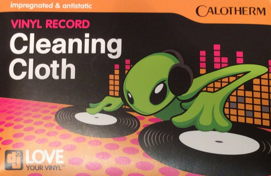 Calotherm Vinyl Record Cleaning Cloth - Impregnated anti-static soft microfibre